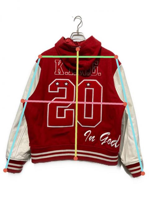 Supremeシュプリーム King Hooded Varsity Jacket 中古・古着通販】Supreme (シュプリーム) King Hooded Varsity Jacket