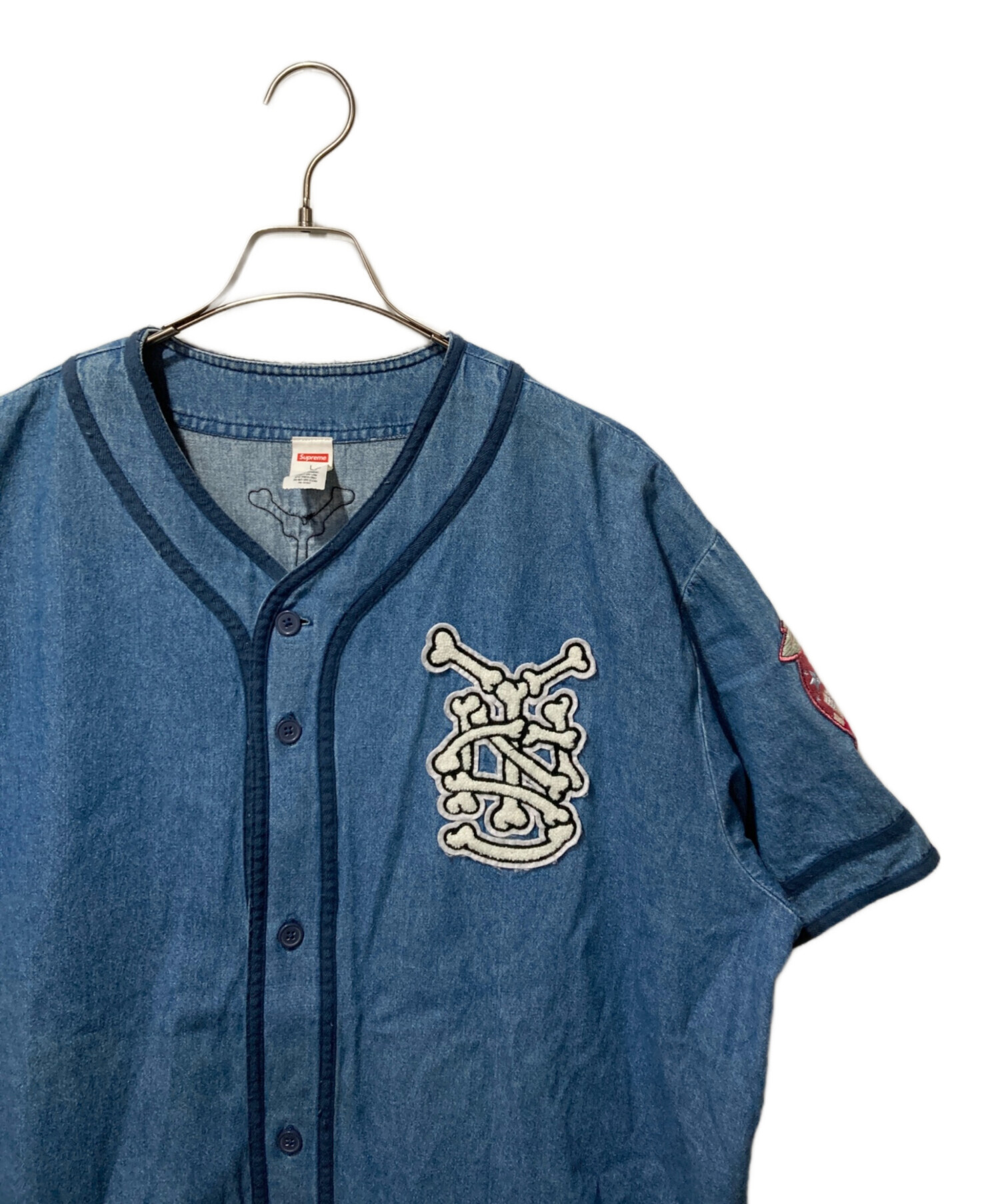 中古・古着通販】SUPREME (シュプリーム) 21SS Patches Denim Baseball