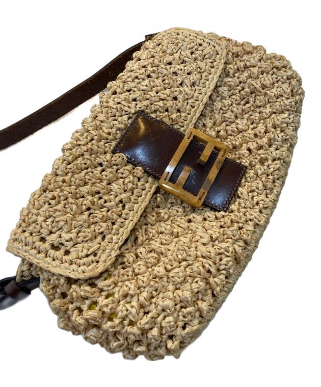 中古・古着通販】FENDI (フェンディ) ストロー マンマバケットバッグ