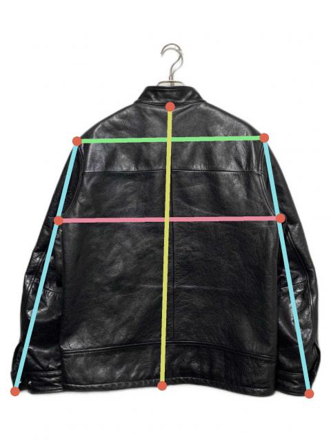 中古・古着通販】SOPHNET. (ソフネット) レザージャケット ブラック