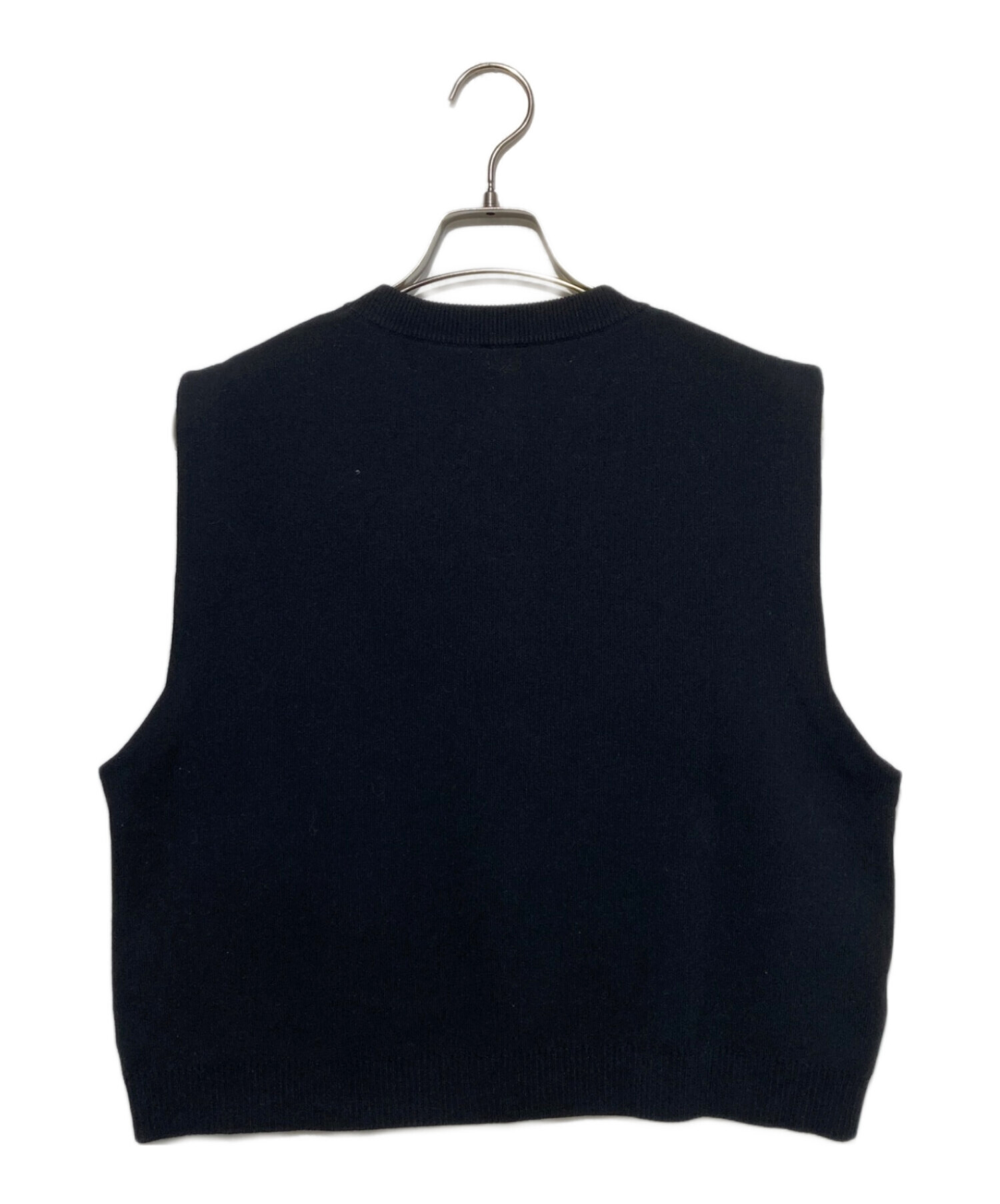 新品未使用‼️タグあり‼️DOUBLE FACE KNIT VEST 中古・古着通販】YENN (イエン) DOUBLE FACE KNIT VEST ブラック