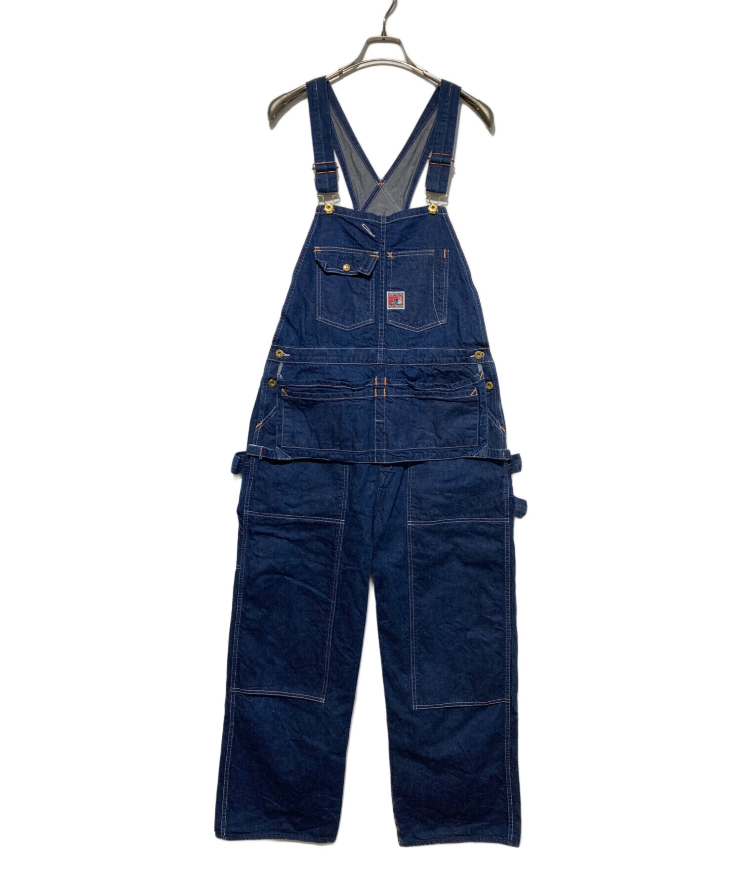 TCB jeans　オーバーオール　36　インディゴ 中古・古着通販】TCB jeans (ティーシービー ジーンズ) エプロン付き