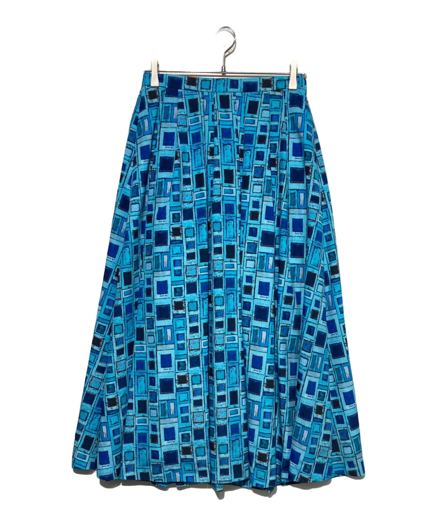 ヘラルボニー HERALBONY スカート 中古・古着通販】HERALBONY (ヘラルボニー) フレアスカート「青い窓