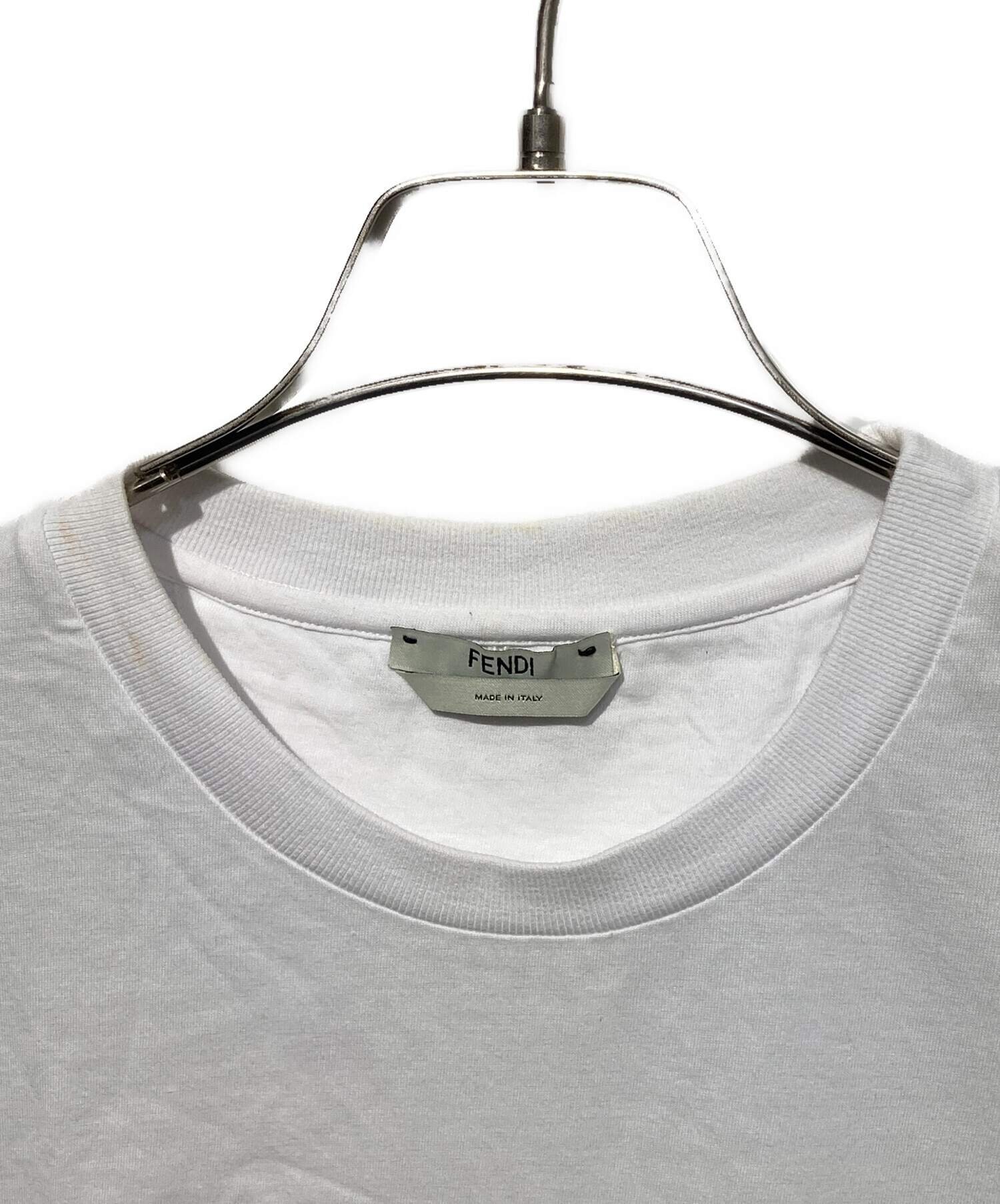中古・古着通販】FENDI (フェンディ) スパンコールロゴTシャツ