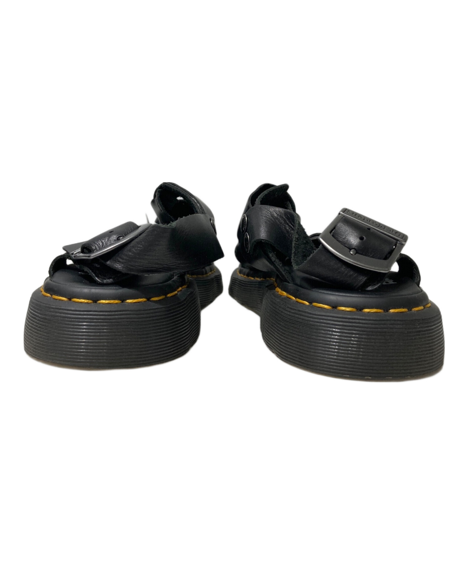 極美品 Dr. Martens KASSION サンダル ブラック UK7 中古・古着通販】Dr.Martens (ドクターマーチン) KASSION レザー