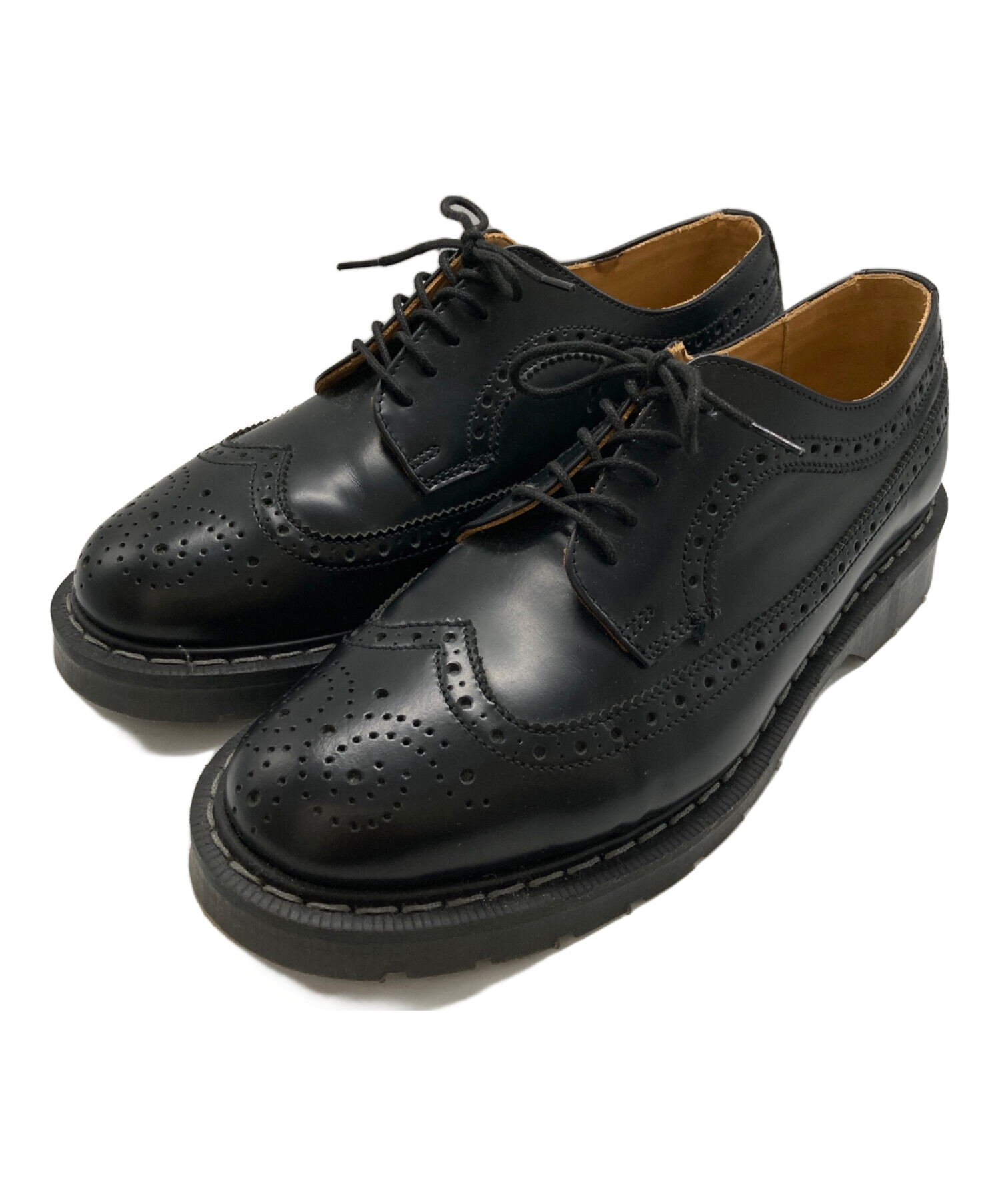 mhl solivair シューズ　UK7 中古・古着通販】SOLOVAIR (ソロヴェアー) アメリカンブローグシューズ