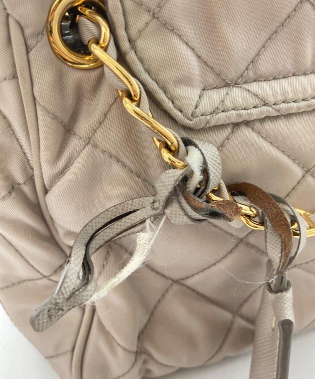 中古・古着通販】PRADA (プラダ) キルティングチェーンショルダー