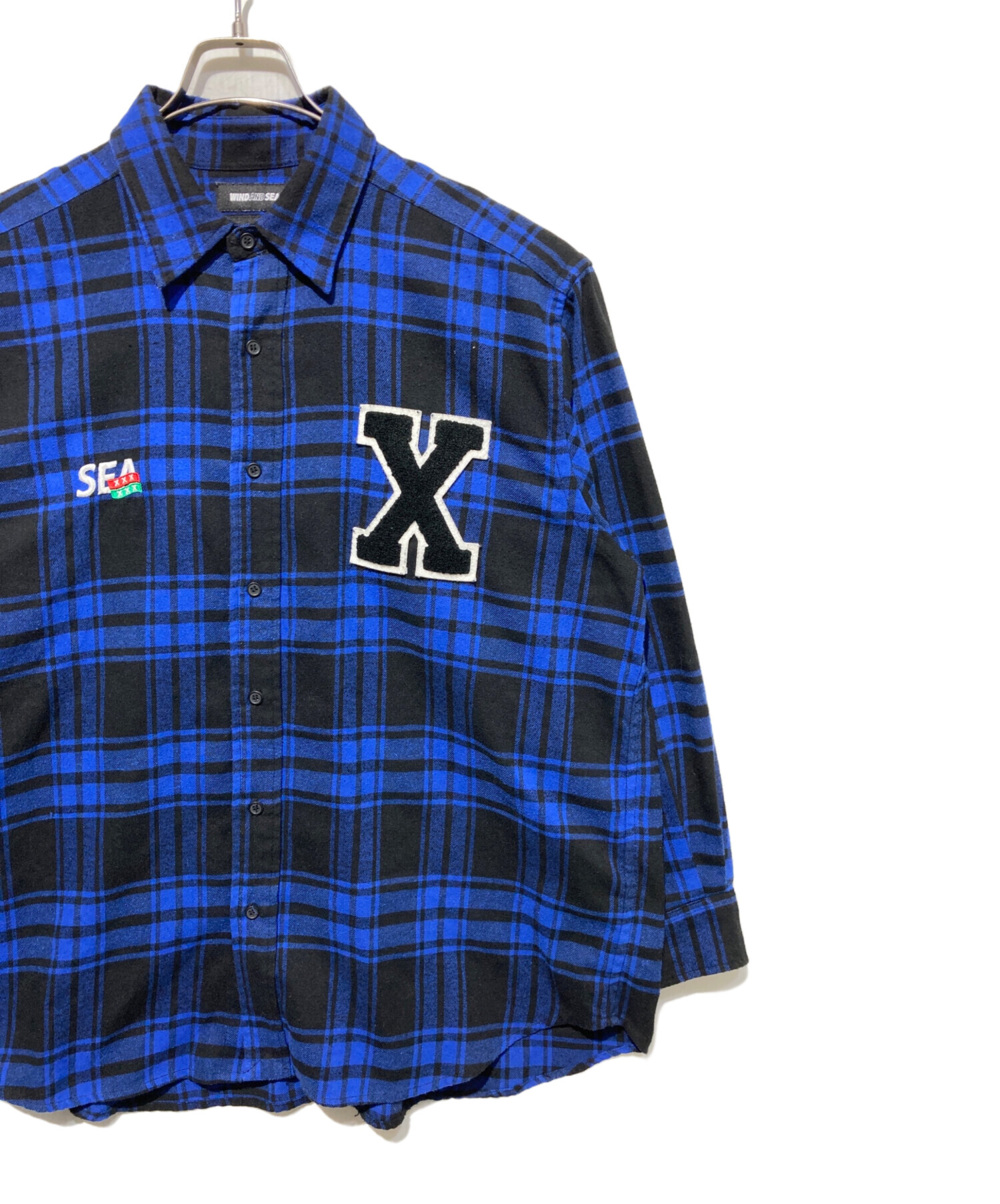 WIND AND SEA チェックシャツ 中古・古着通販】WIND AND SEA (ウィンダンシー) GOD SELECTION XXX