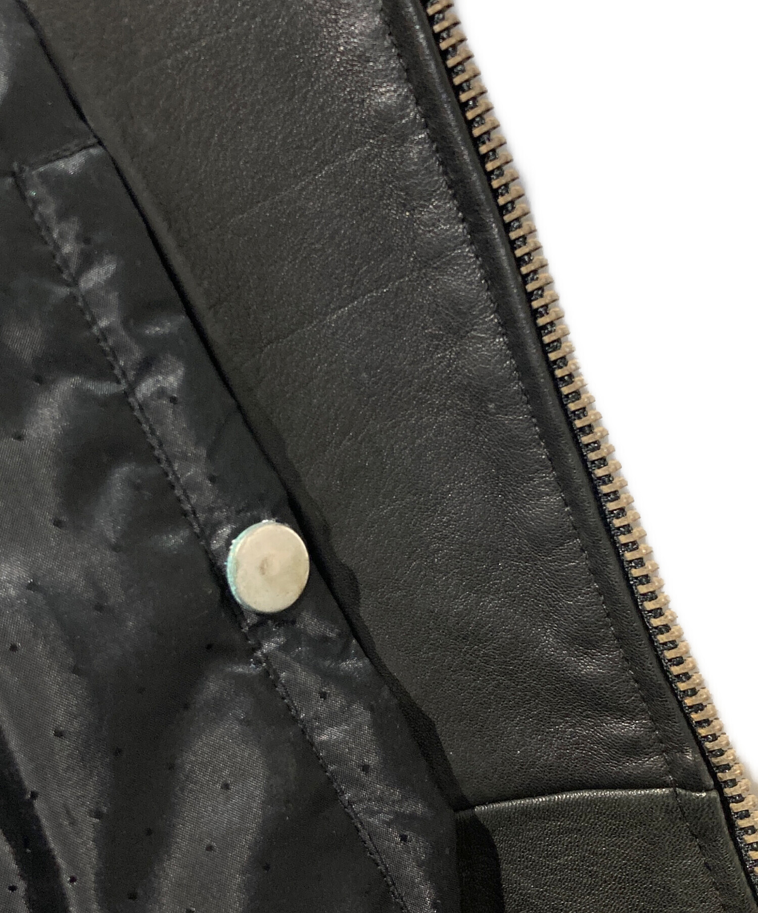 中古・古着通販】DIESEL (ディーゼル) シングルライダースジャケット