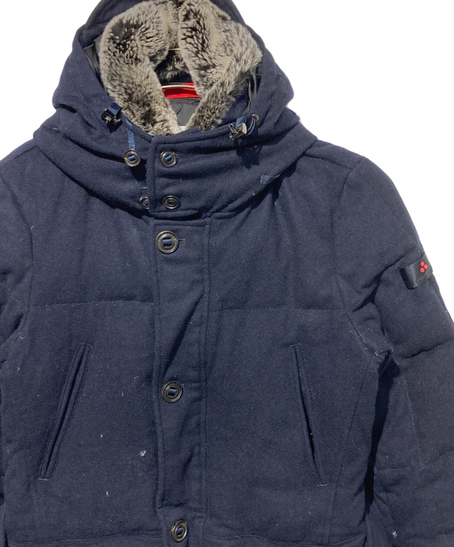 中古・古着通販】PEUTEREY (ピューテリー) ラビットファー付ダウン