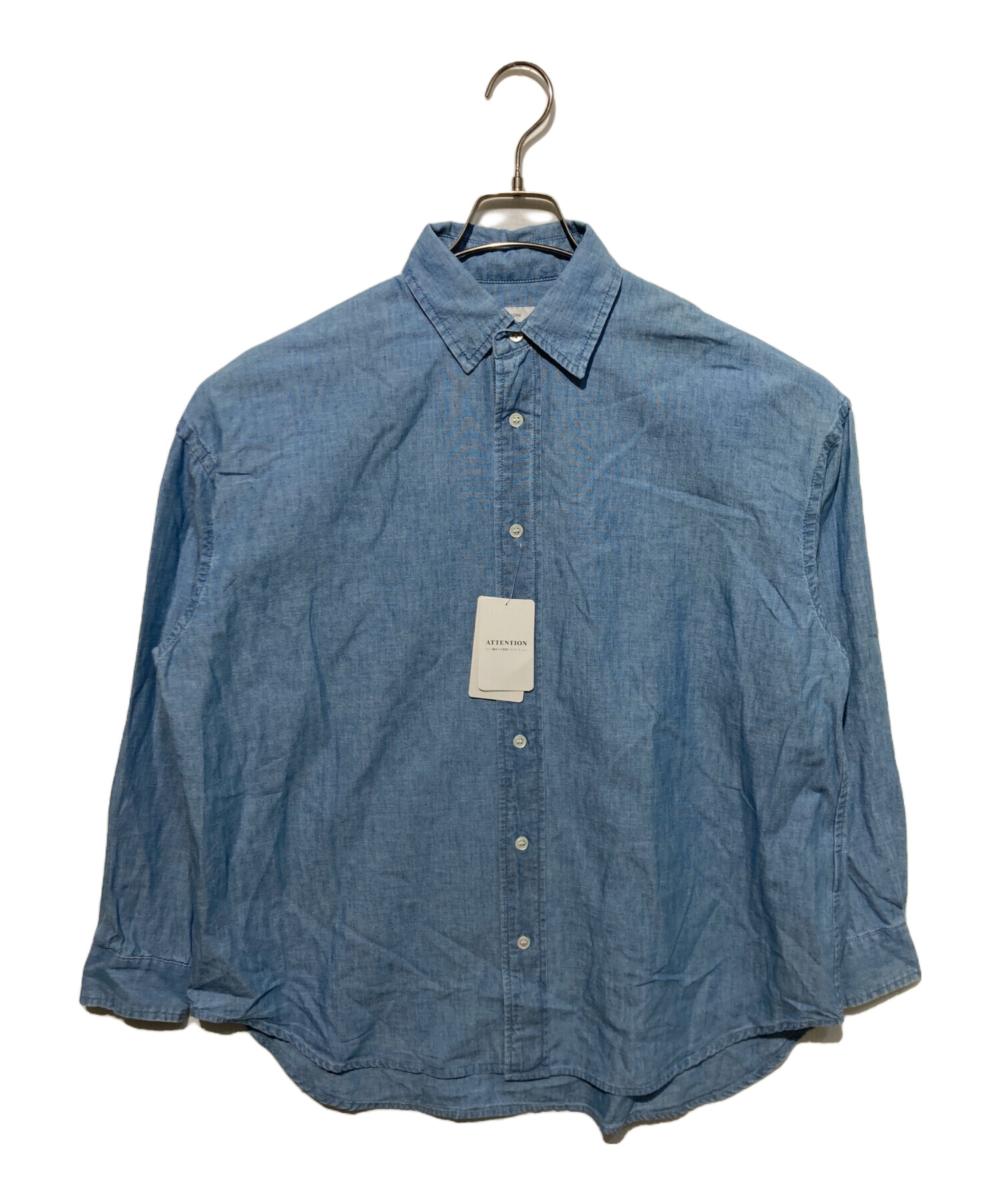 中古・古着通販】FRAMeWORK (フレームワーク) ダンガリーシャツ ブルー
