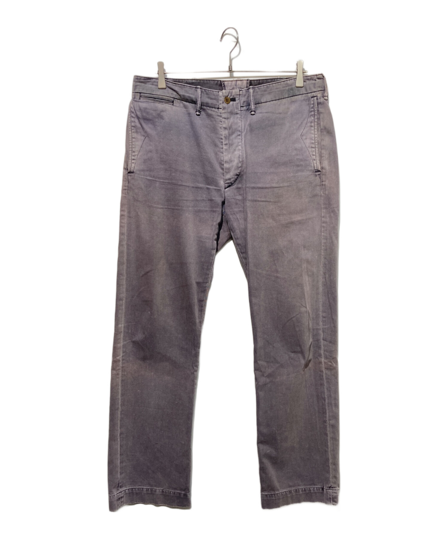 RRL チノ W33 グレー 中古・古着通販】RRL (ダブルアールエル) ガーメントダイアーミーチノ