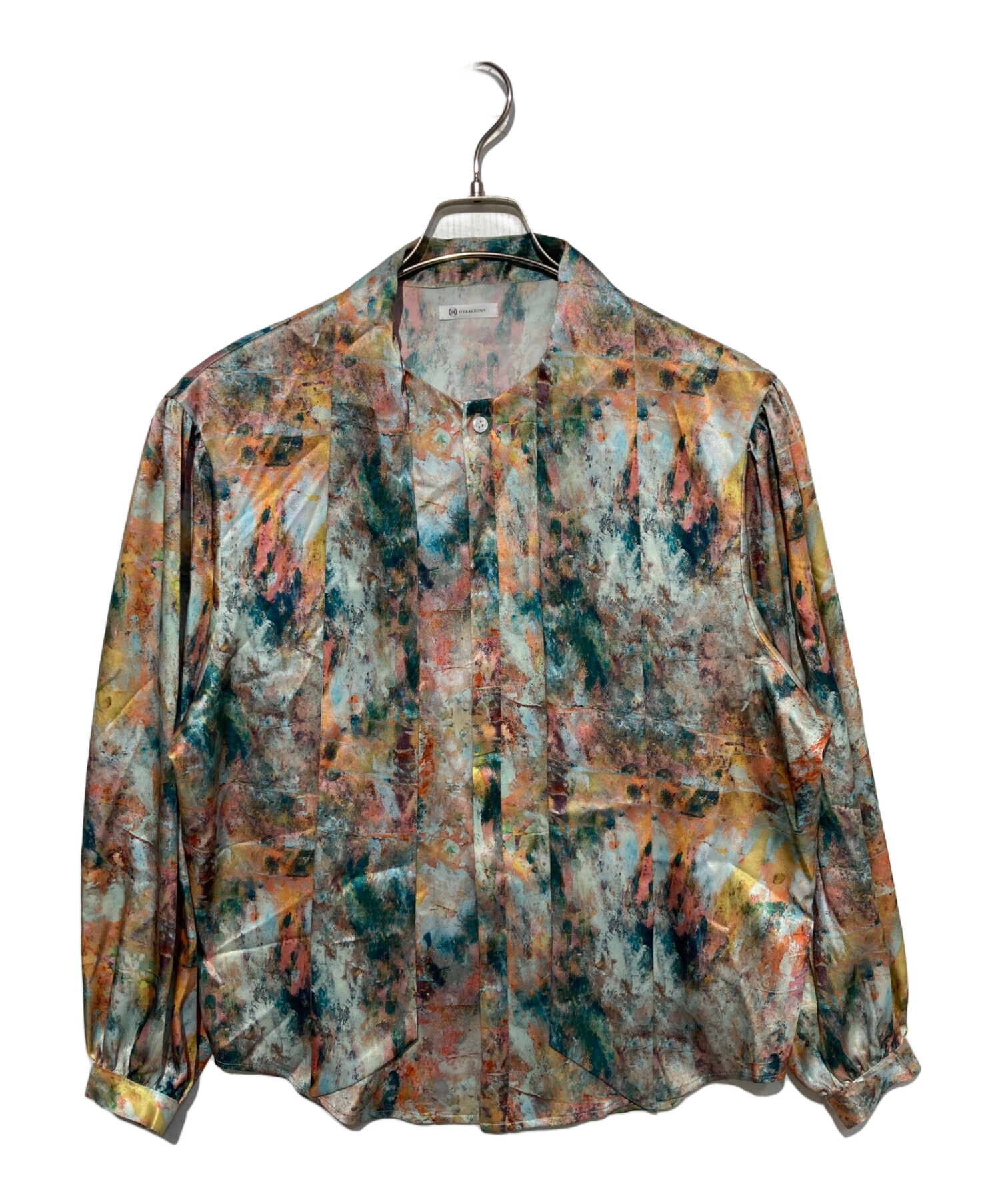 中古・古着通販】HERALBONY (ヘラルボニー) サテンボウタイブラウス