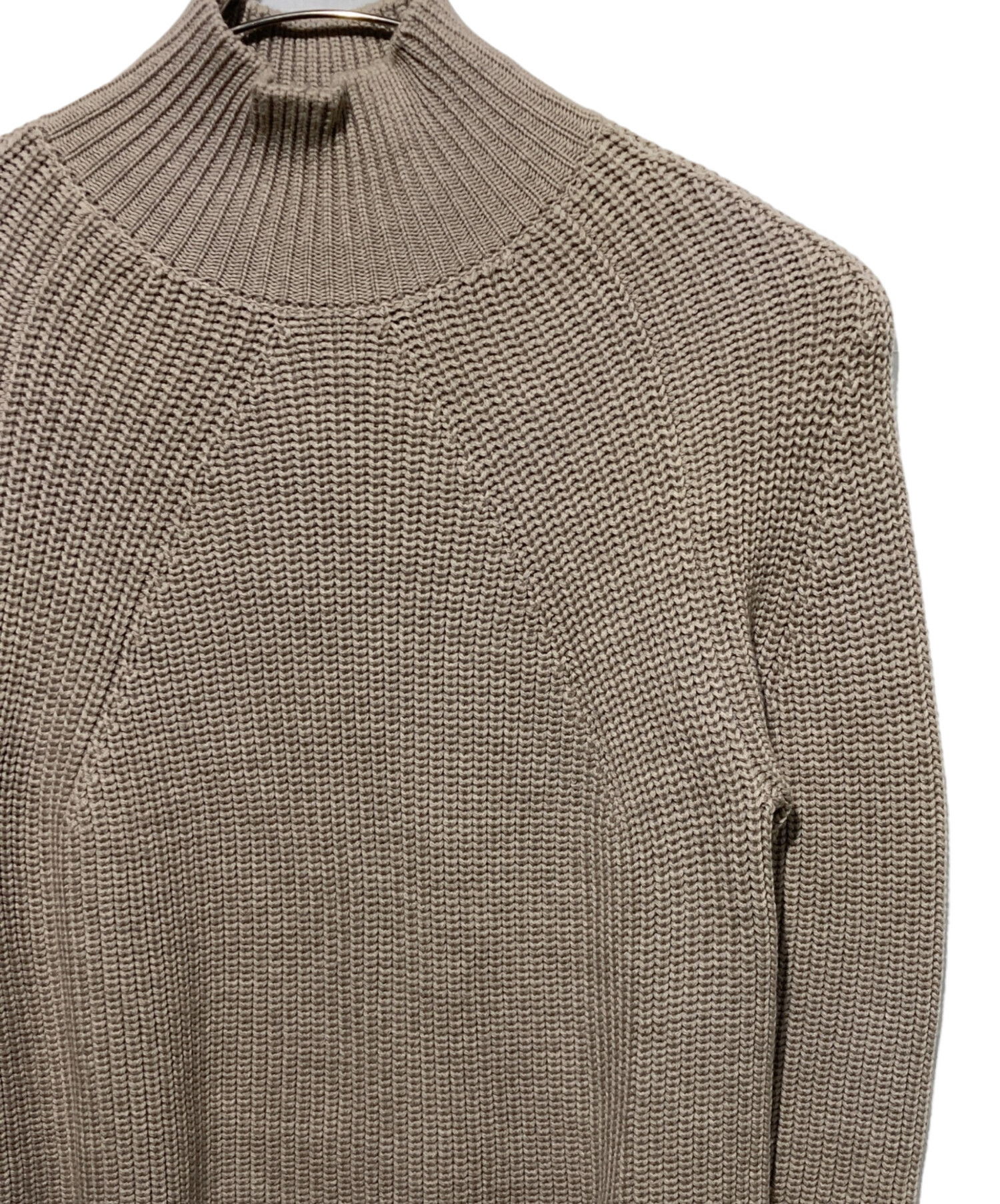中古・古着通販】BATONER (バトナ―) SIGNATURE TURTLE NECK ベージュ 
