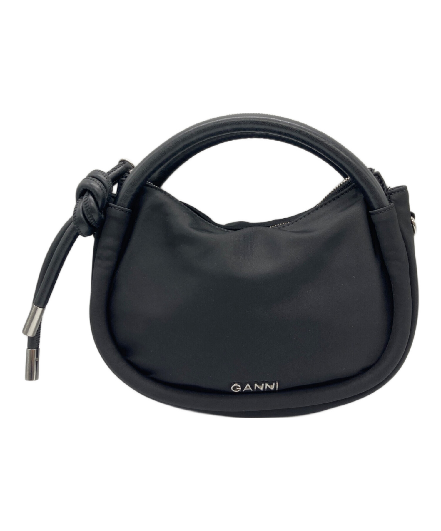 中古・古着通販】GANNI (ガニー) KNOT MINI BAG ブラック｜ブランド 