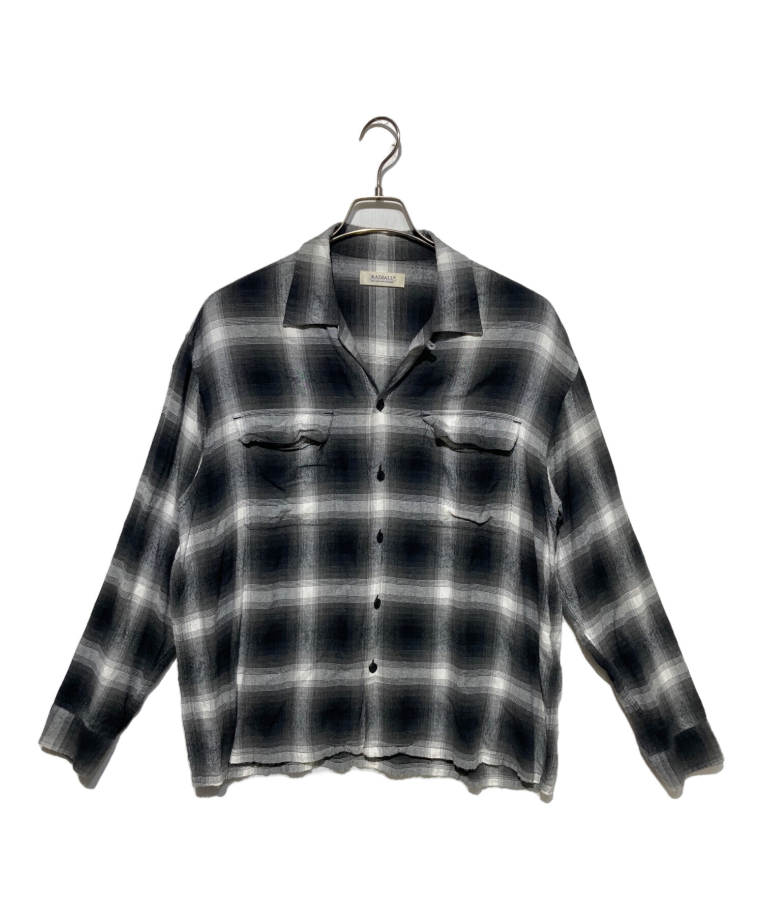 RADIALL オンブレチェックシャツ　50s ヴィンテージ 中古・古着通販】RADIALL (ラディアル) オンブレチェックシャツ