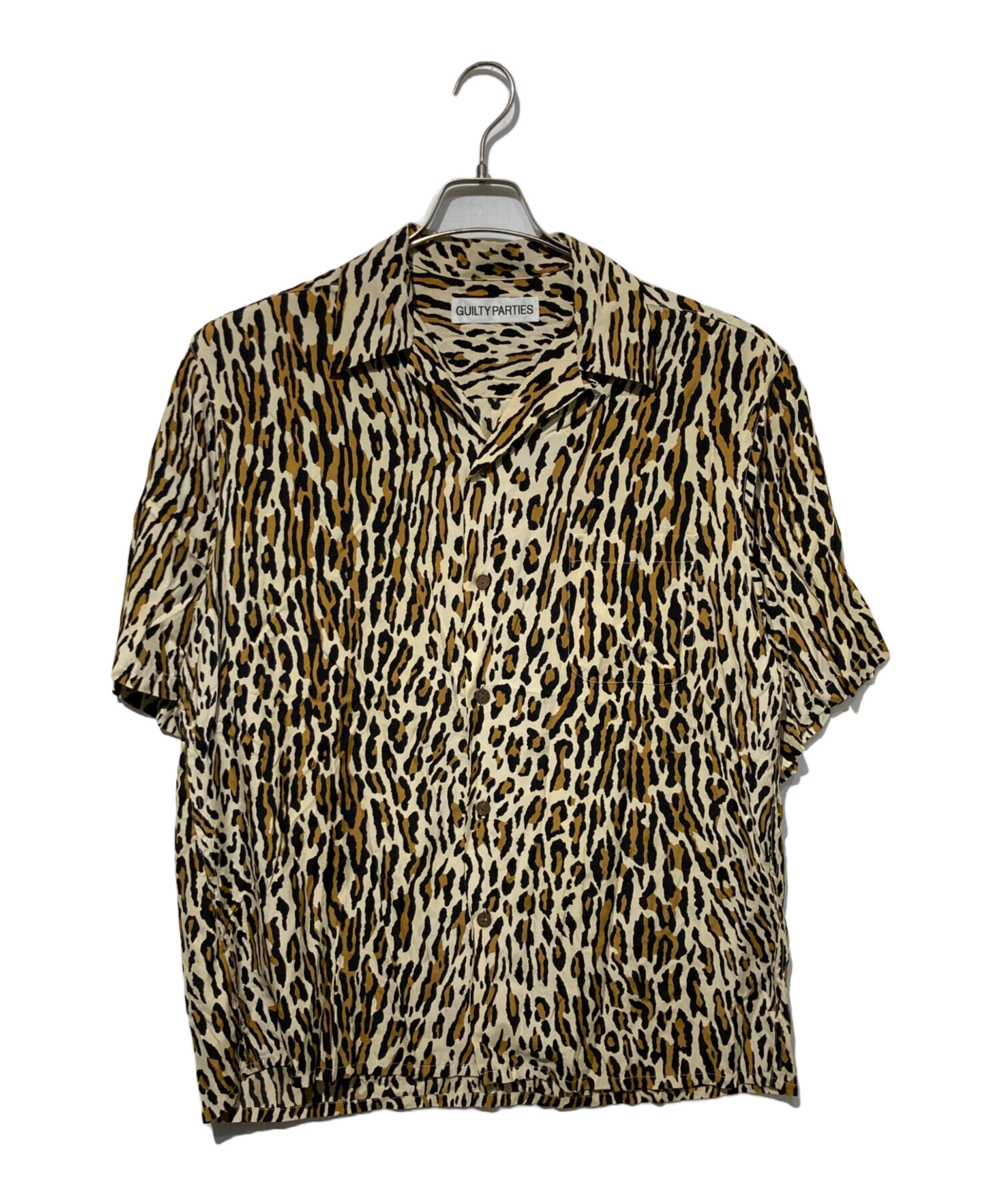 ベージュ L ワコマリア 伊勢丹限定 ハワイアンシャツ 中古・古着通販】WACKO MARIA (ワコマリア) 22SS LEOPARD HAWAIIAN