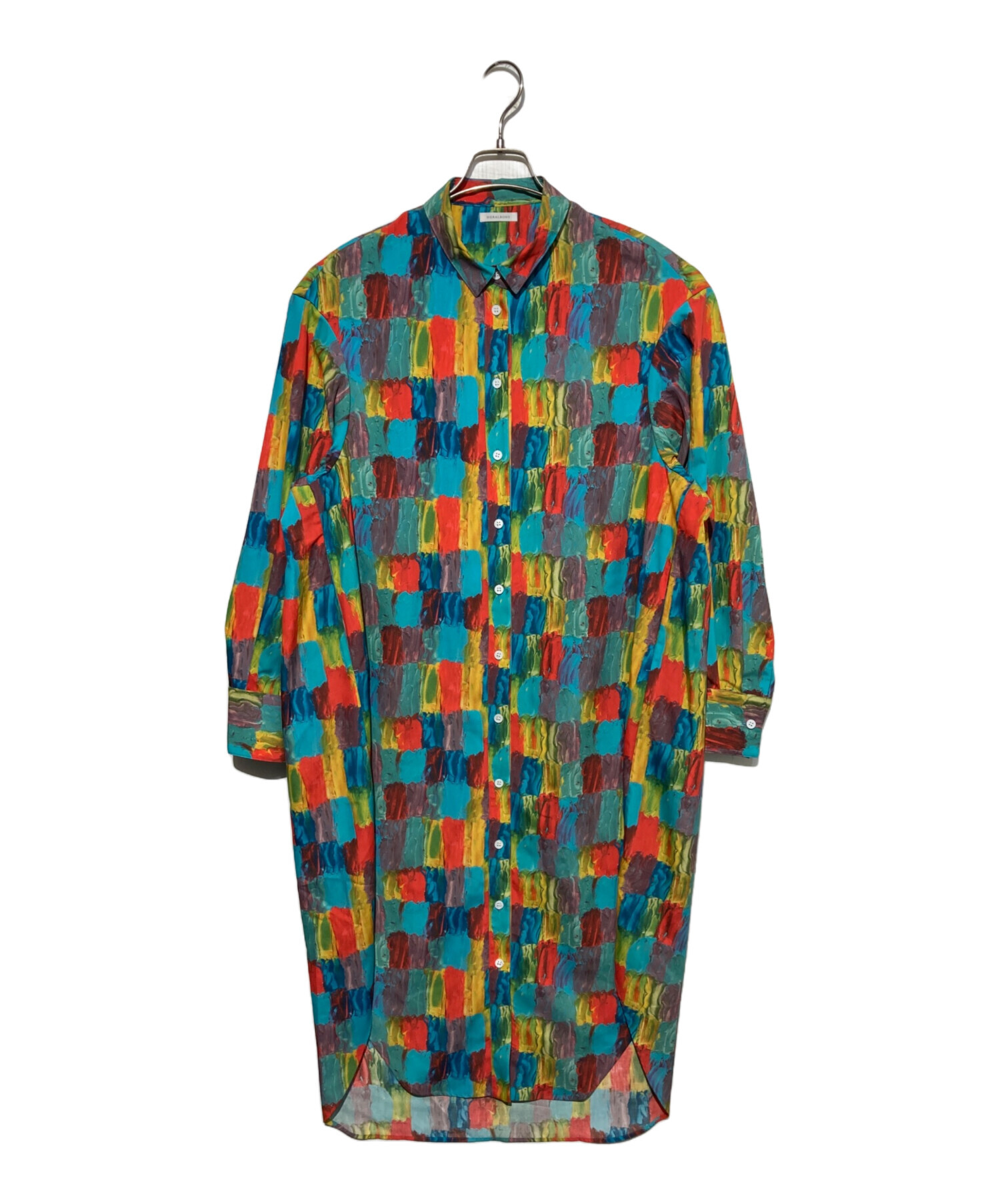 ヘラルボニー シャツワンピース シャツワンピース「青い窓」 – HERALBONY