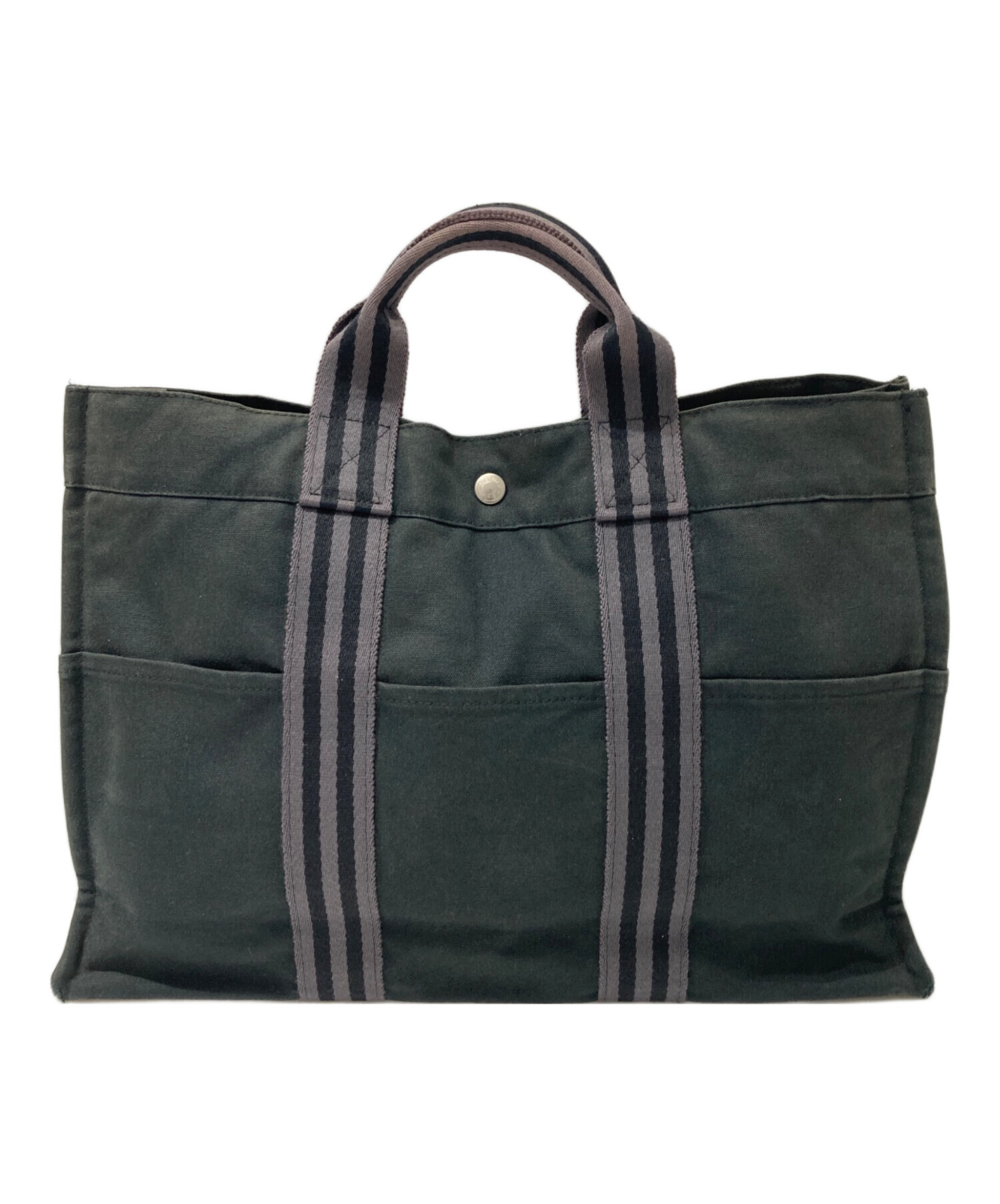 中古・古着通販】HERMES (エルメス) フールトゥMM トートバッグ グレー 