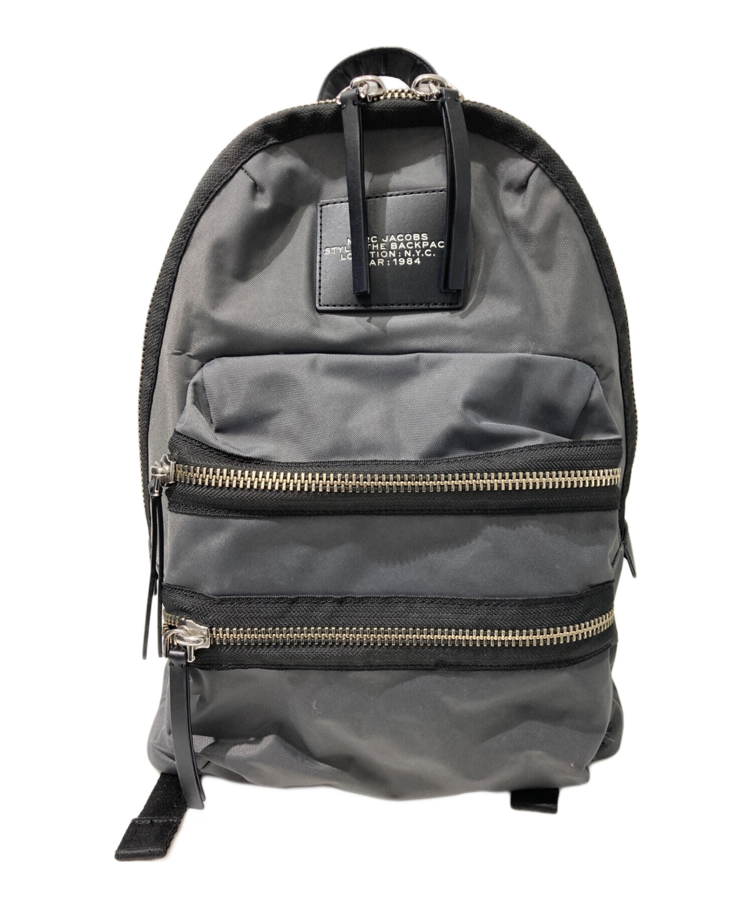 マークジェイコブス トレックバックパック　グレー 中古・古着通販】MARC JACOBS (マークジェイコブズ) ザ バイカー