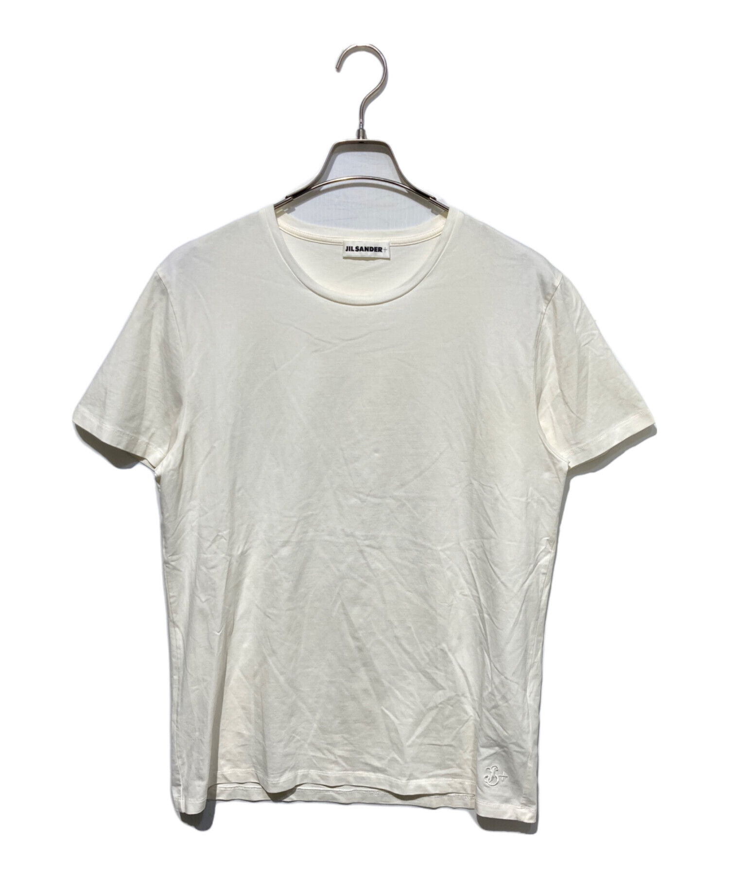 中古・古着通販】JIL SANDER+ (ジルサンダープラス) ロゴ刺繍Tシャツ 