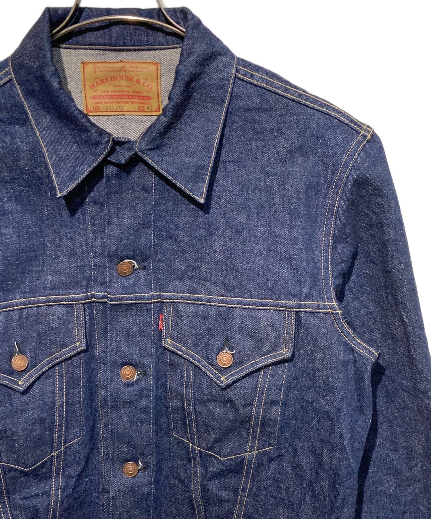 中古・古着通販】WAREHOUSE (ウエアハウス) 3rdタイプデニムジャケット