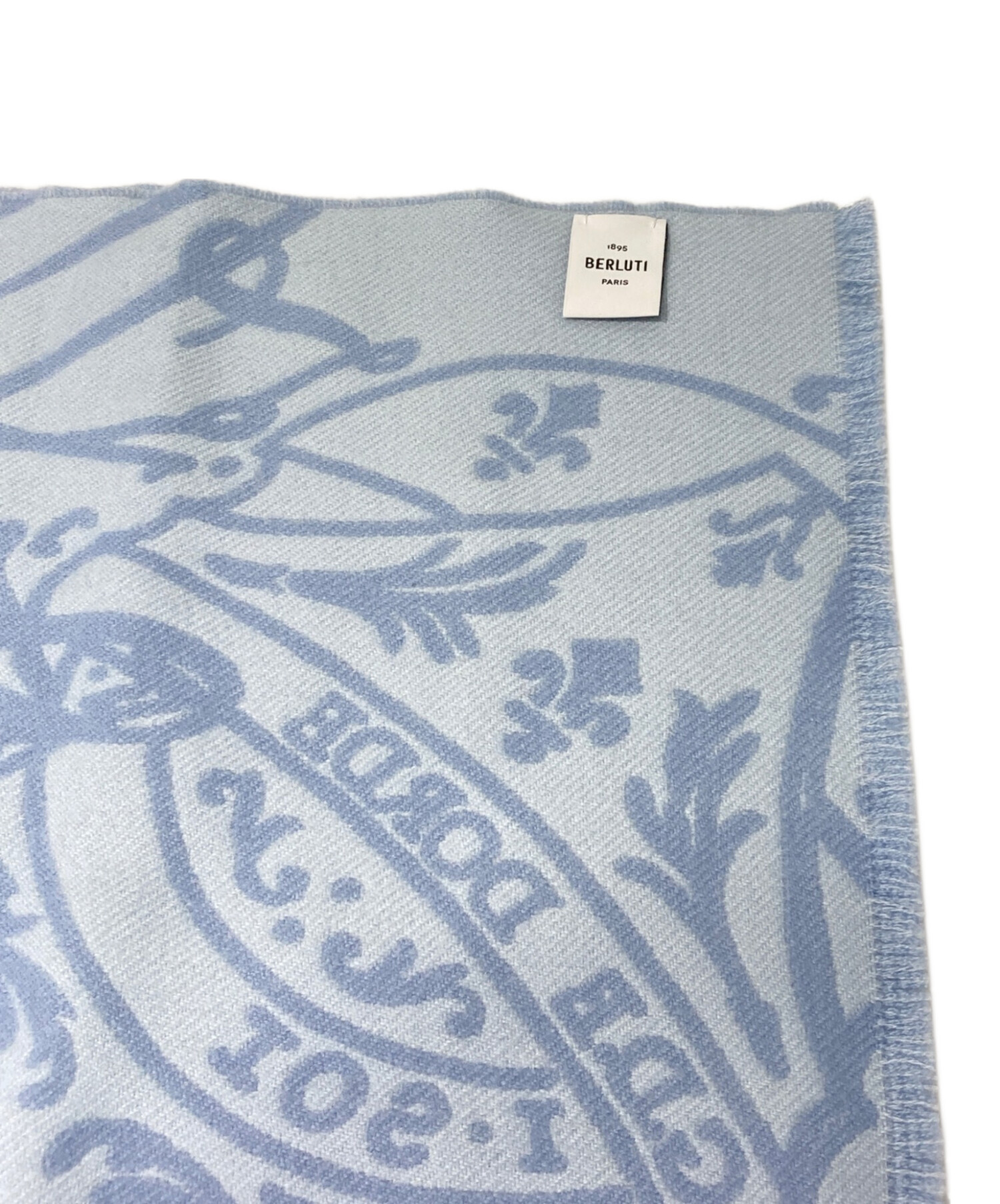 Berluti スクリットパターンマフラー 中古・古着通販】Berluti (ベルルッティ) ウールスクリットマフラー