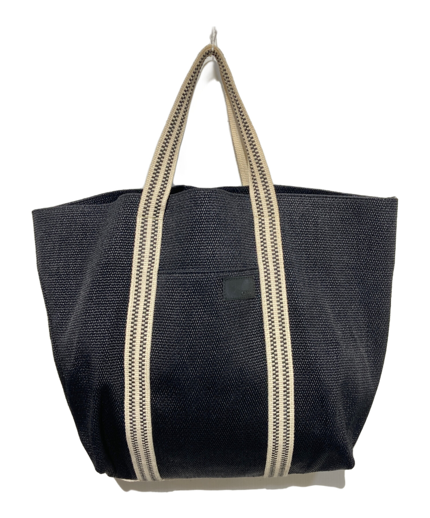 中古・古着通販】Chloe (クロエ) ビーチライントートバッグ ブラック