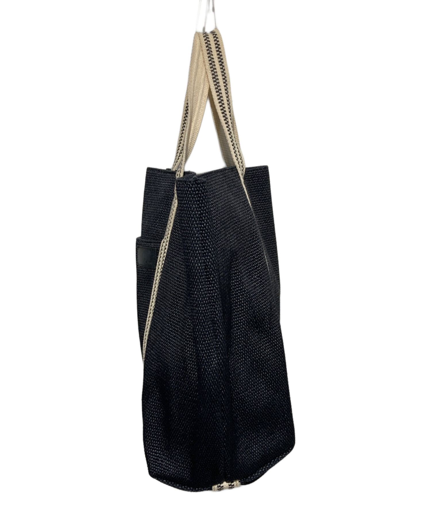 中古・古着通販】Chloe (クロエ) ビーチライントートバッグ ブラック 