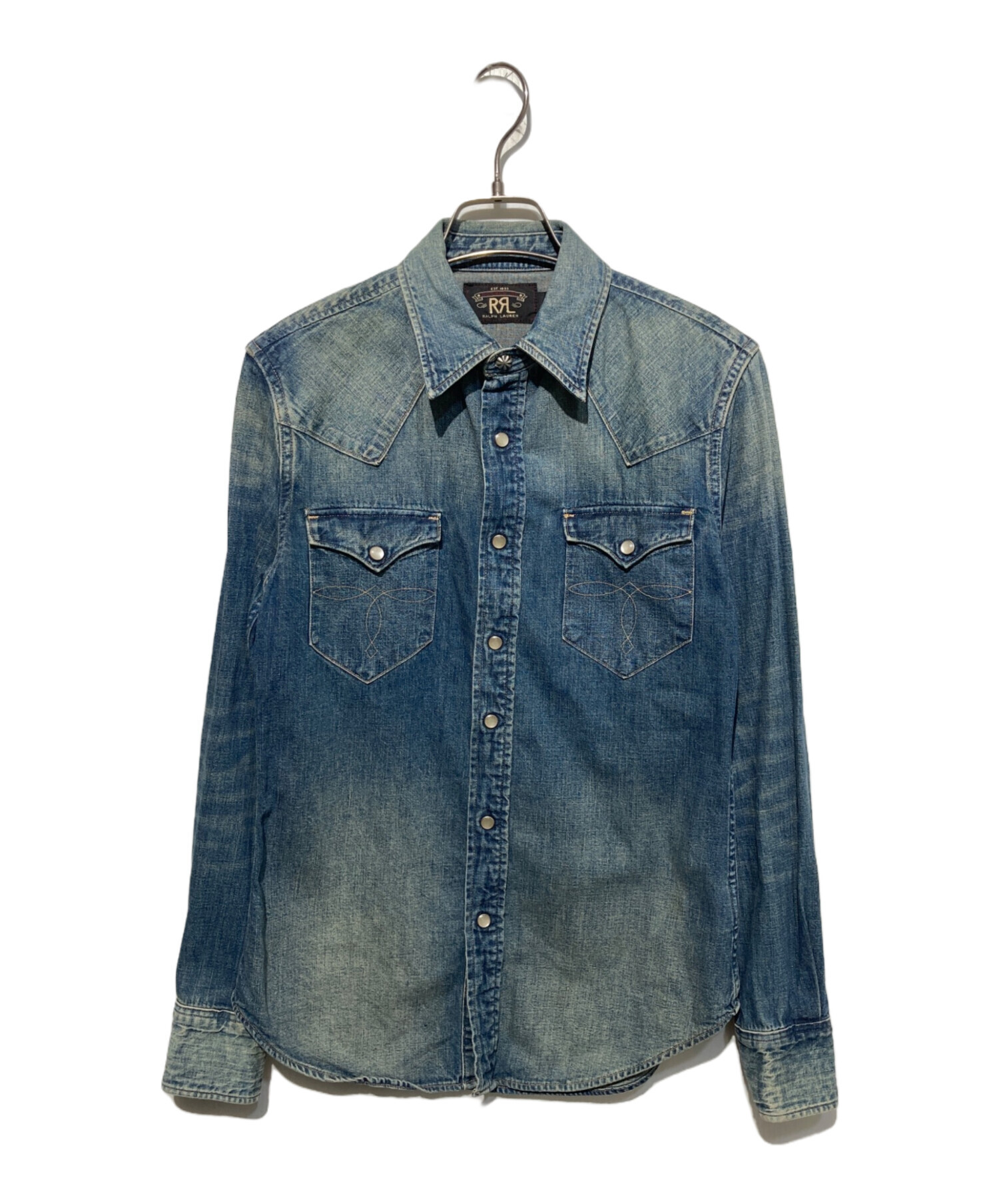 RRLウエスタンシャツ　中古 中古・古着通販】RRL (ダブルアールエル) デニムウエスタンシャツ