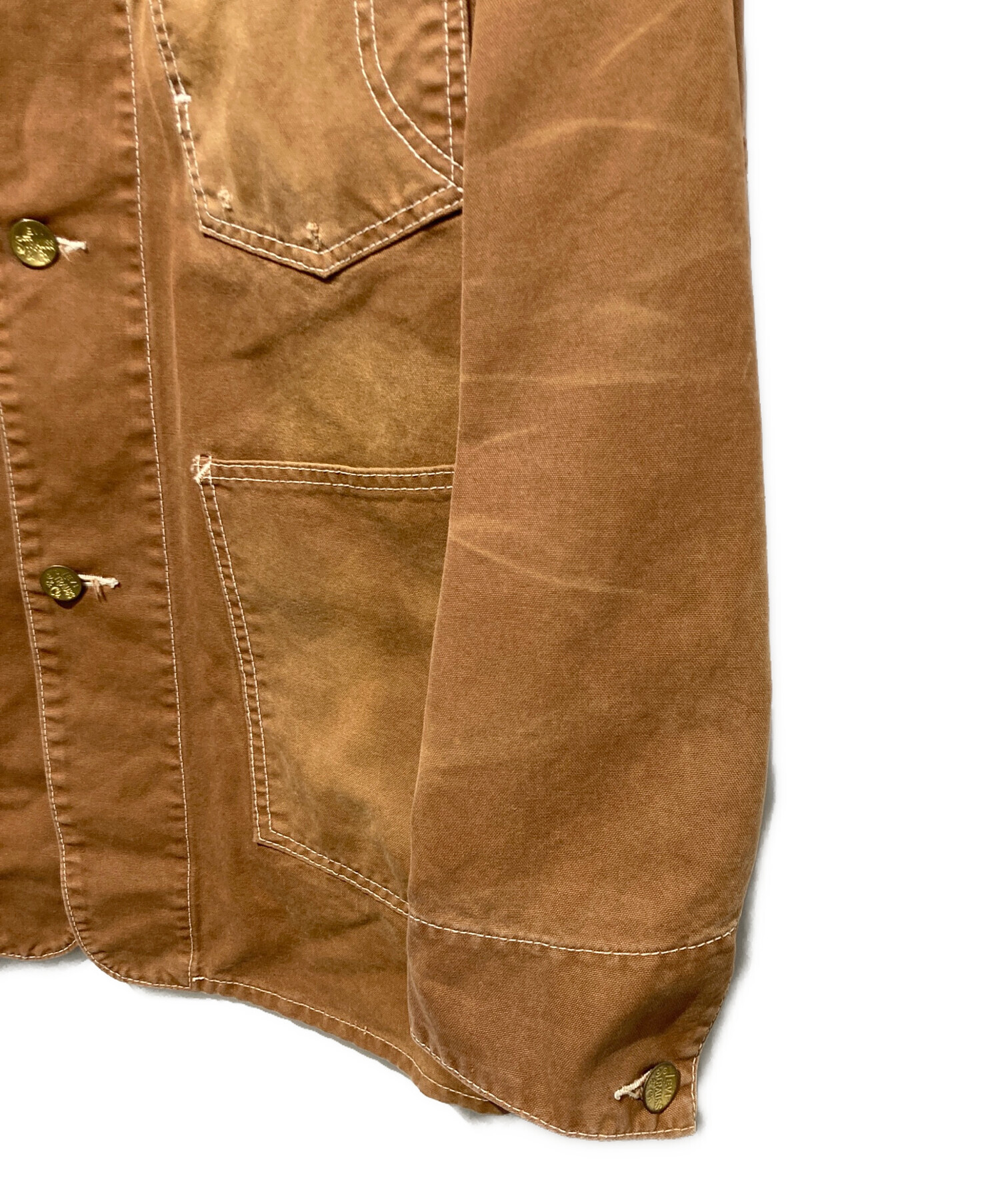 中古・古着通販】LEVI'S (リーバイス) カバーオール ブラウン サイズ