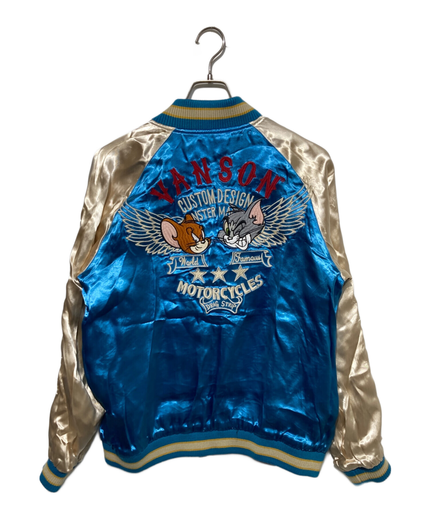 中古・古着通販】VANSON (バンソン) リバーシブルスカジャン ブラック