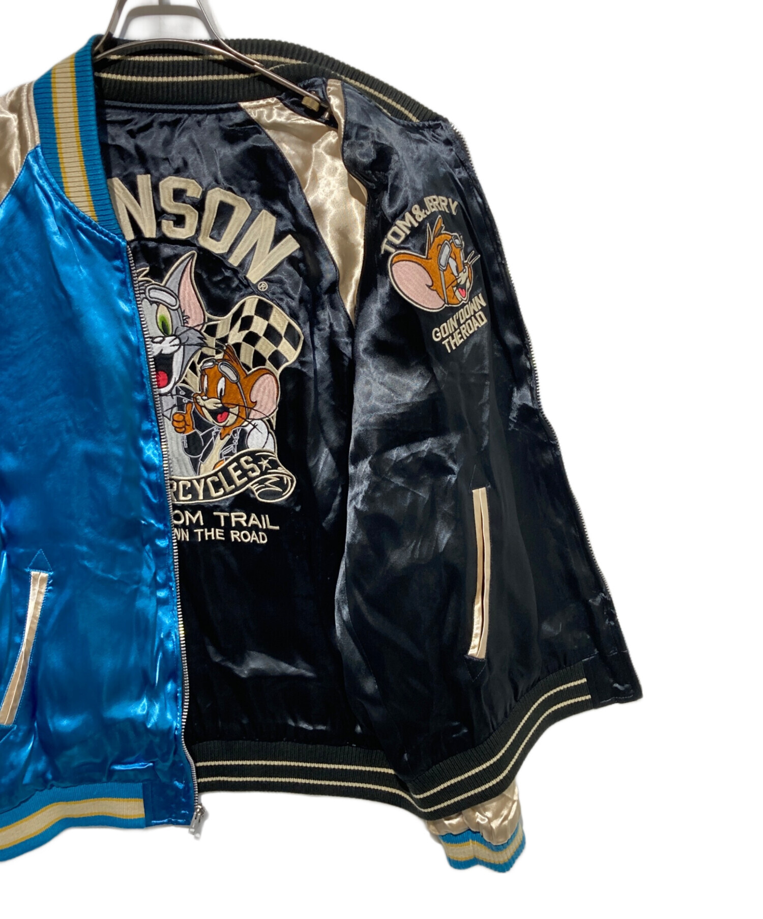 中古・古着通販】VANSON (バンソン) リバーシブルスカジャン ブラック