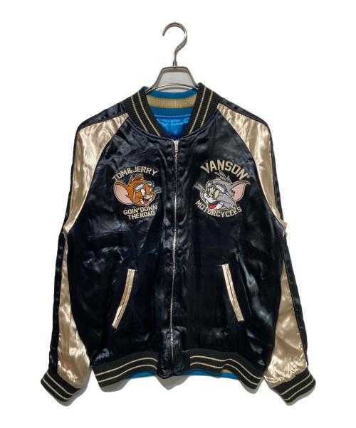 中古・古着通販】VANSON (バンソン) リバーシブルスカジャン ブラック