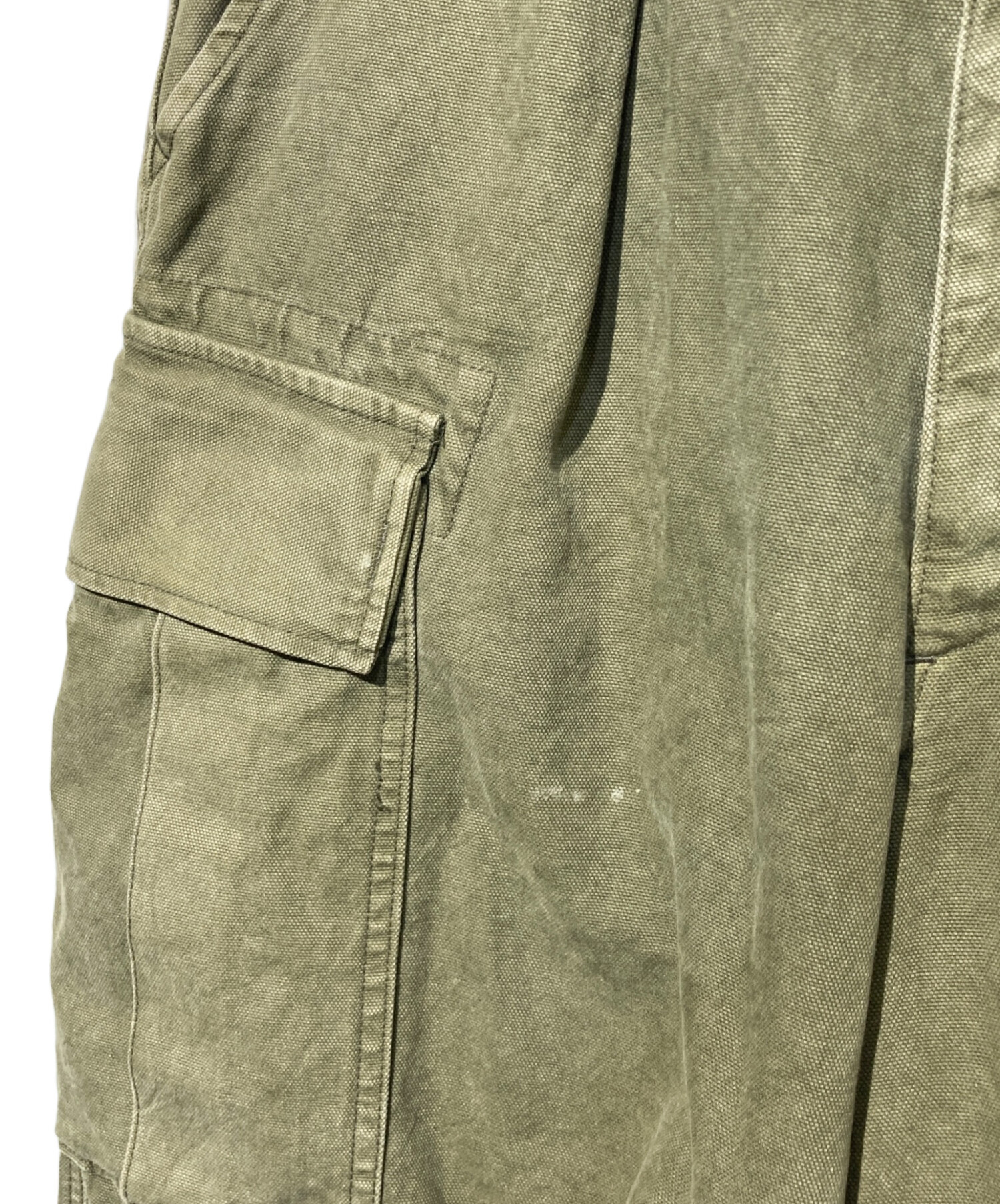 中古・古着通販】HERILL (ヘリル) Duck Jungle fatiguepants オリーブ 