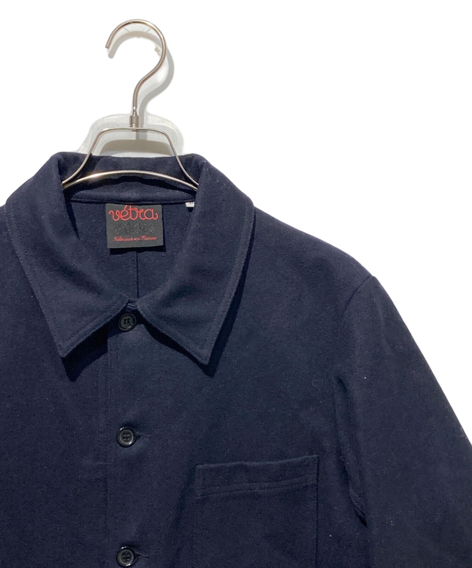中古・古着通販】VETRA (ベトラ) ウールカバーオール ネイビー サイズ