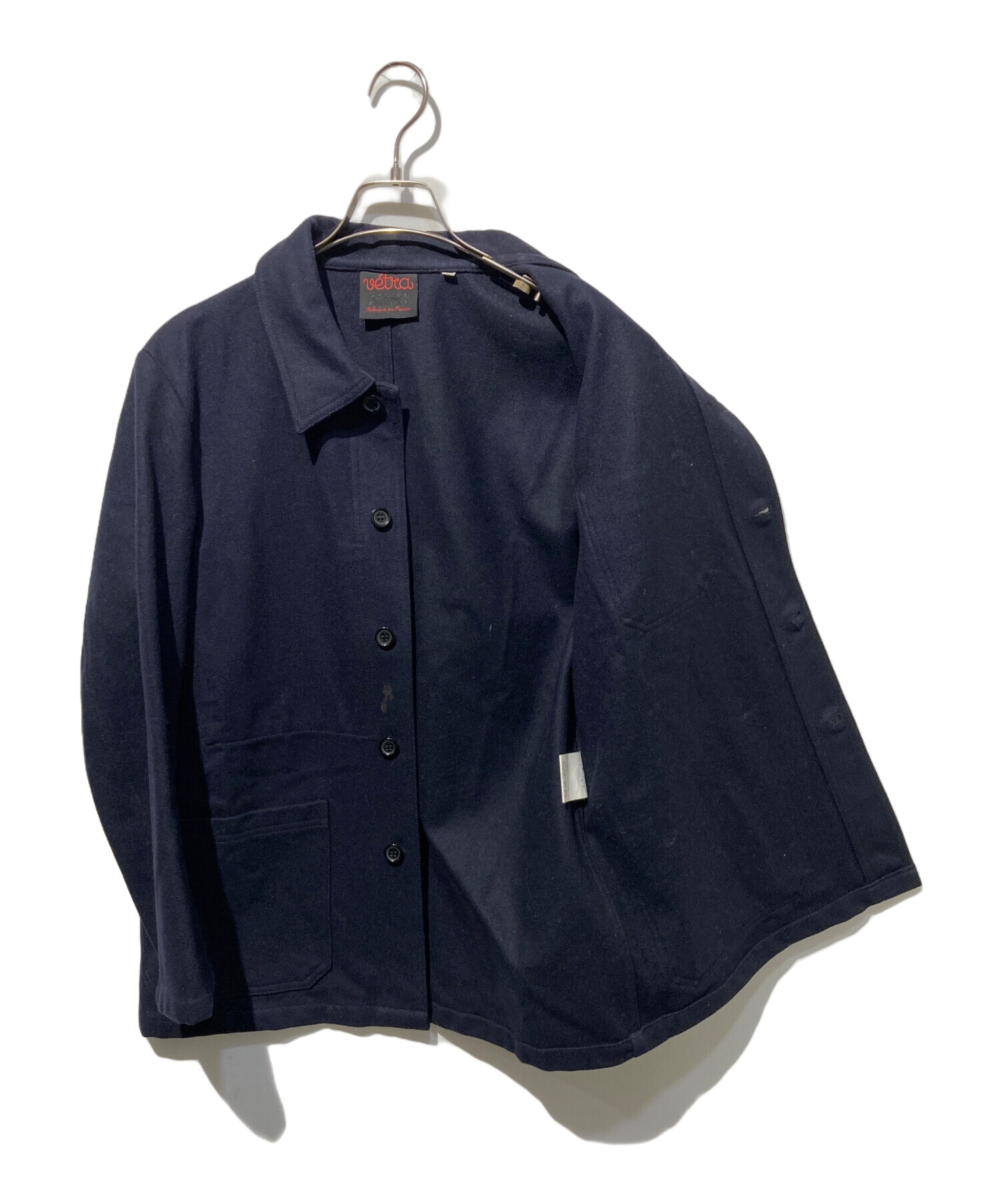 中古・古着通販】VETRA (ベトラ) ウールカバーオール ネイビー サイズ