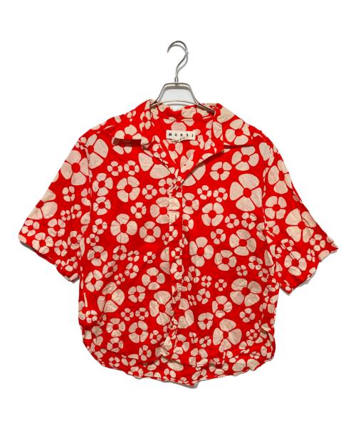 中古・古着通販】MARNI (マルニ) 花柄シャツ レッド サイズ:46