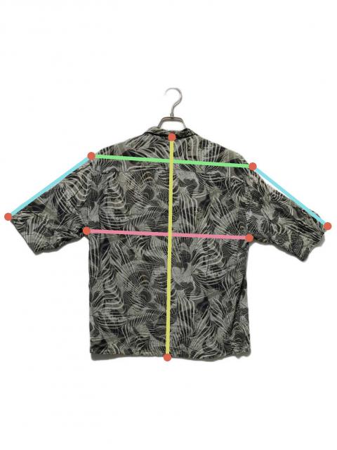 中古・古着通販】LEMAIRE (ルメール) 総柄レーヨンシャツ グレー