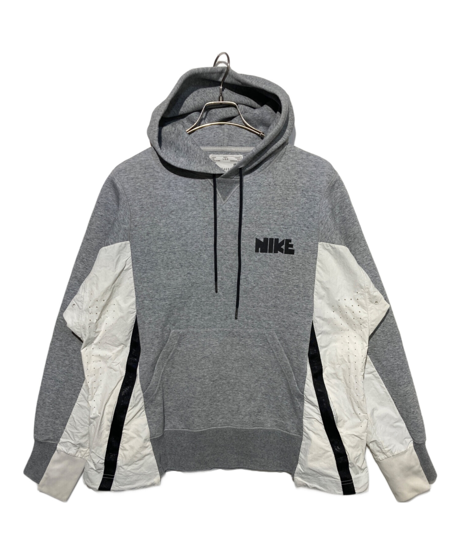 SACAI×ナイキ　パーカーL 中古・古着通販】NIKE (ナイキ) sacai (サカイ) NRG HOODIE パーカー