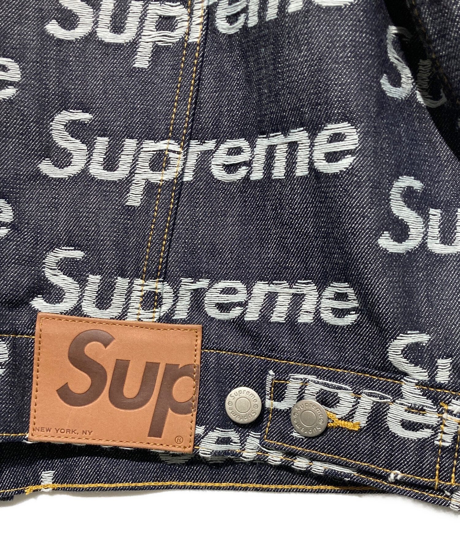 中古・古着通販】Supreme (シュプリーム) 25FW Jacquard Logos Denim