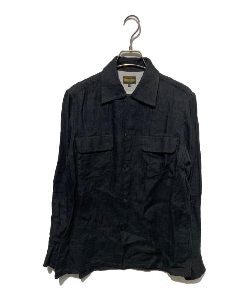 Groovin High/グルービンハイ ワーク黒シャン半袖 3XL 中古・古着通販】the groovin high (ザ グルービン ハイ) リネンシャツ
