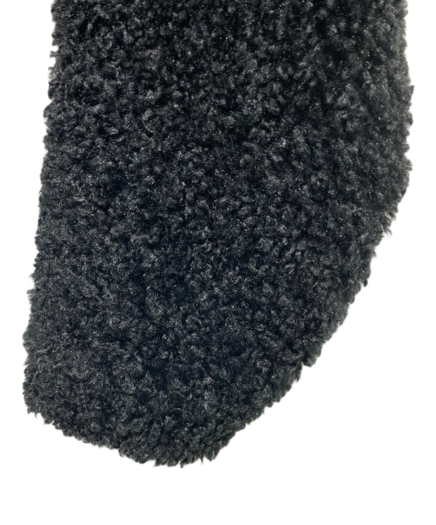 中古・古着通販】BIOTOP (ビオトープ) Cropped fur coat ブラック