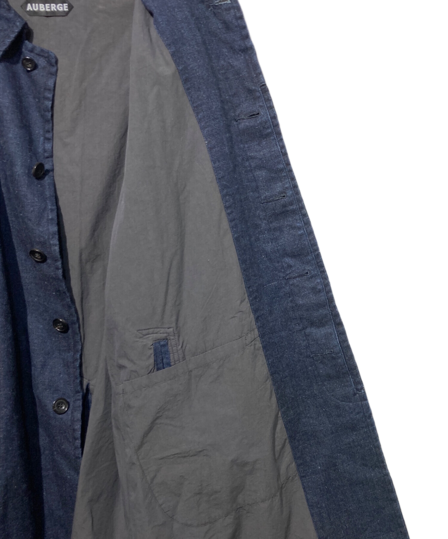 中古・古着通販】AUBERGE (オーベルジュ) ECOLE ステンカラーコート