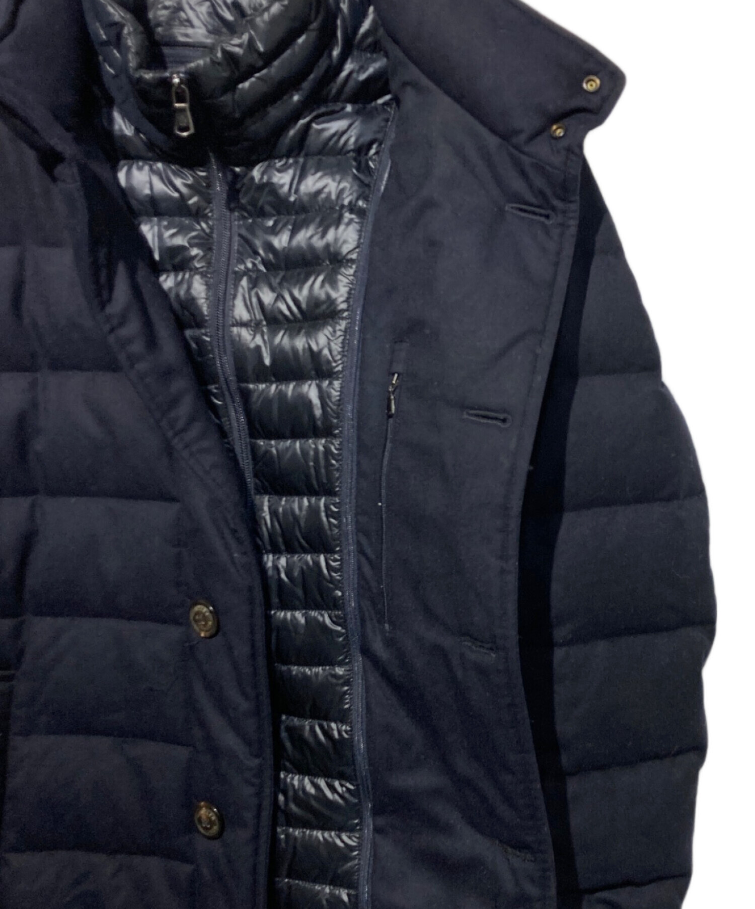 中古・古着通販】MONCLER (モンクレール) VALLIER ウールダウンコート 