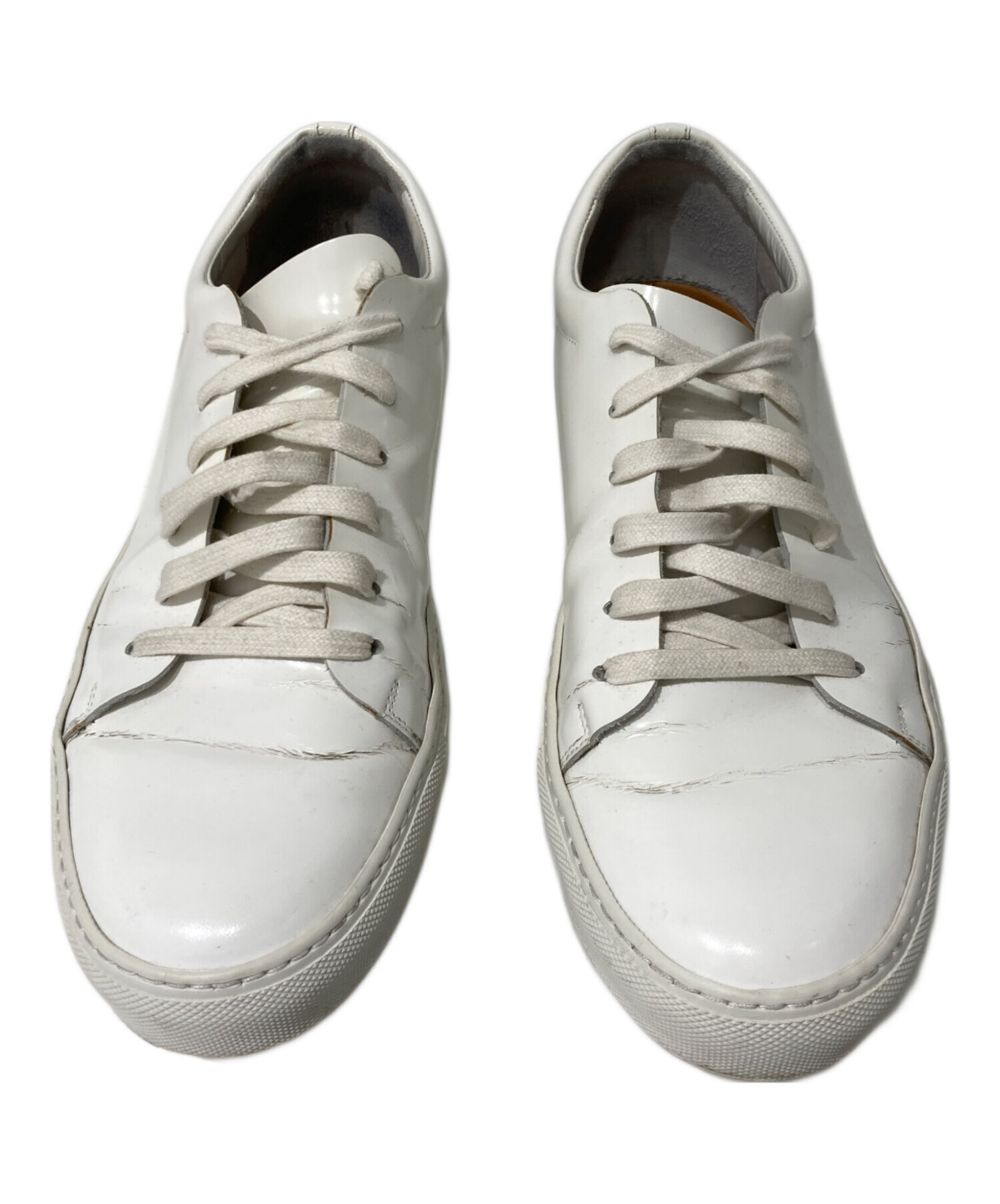 松元　Acne Studios アクネストゥディオズ スニーカー 白 42 中古・古着通販】ACNE STUDIOS (アクネ ストゥディオズ) ローカット