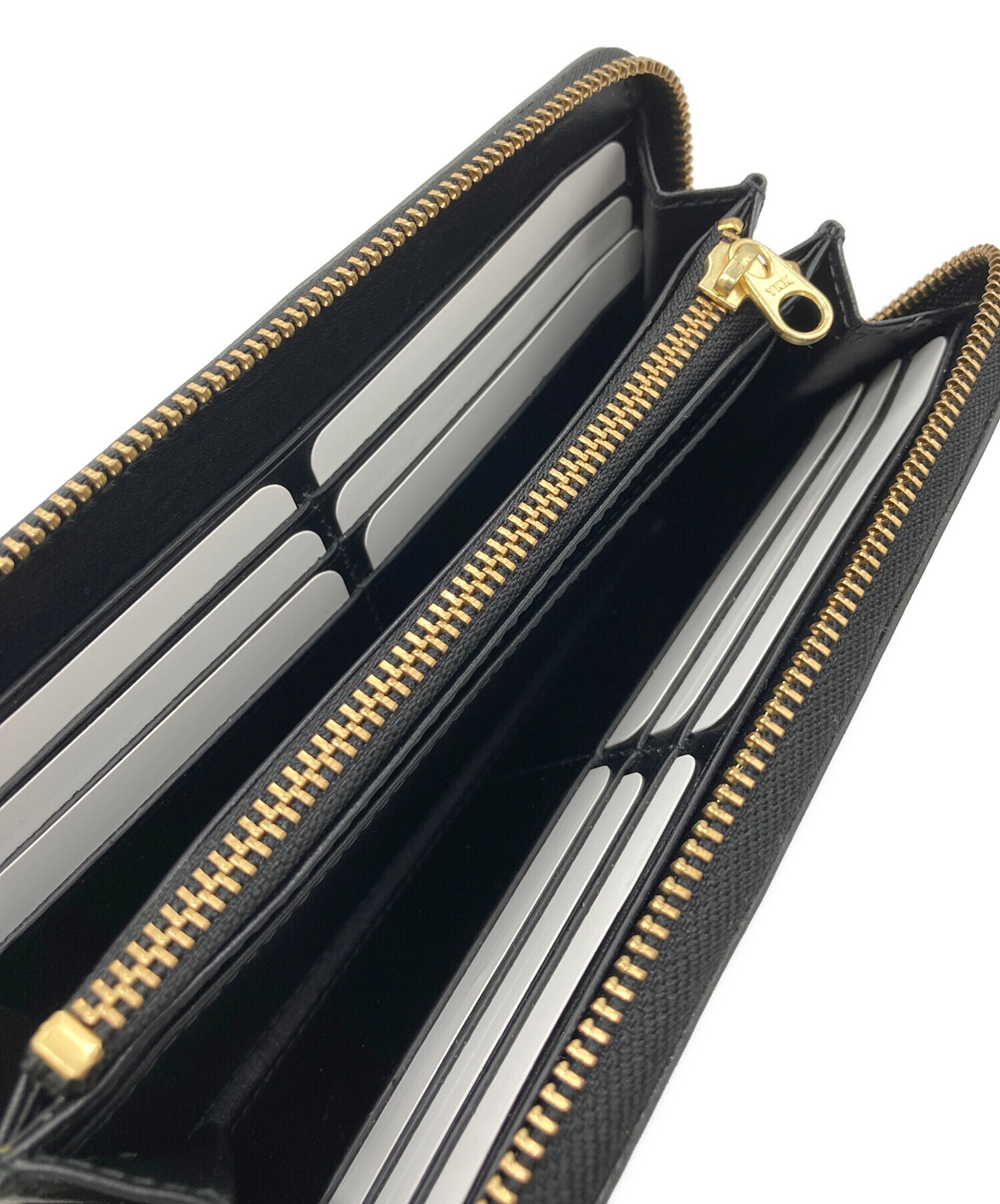 COMME des GARÇONS ロゴ長財布 ブラック　中古 中古・古着通販】COMME des GARCONS (コムデギャルソン) Huge Logo 長