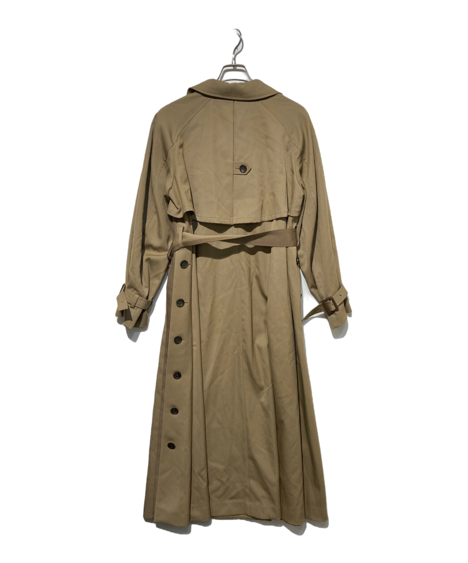 中古・古着通販】Ameri (アメリ) MINIMAL FLARE LONG TRENCH COAT 