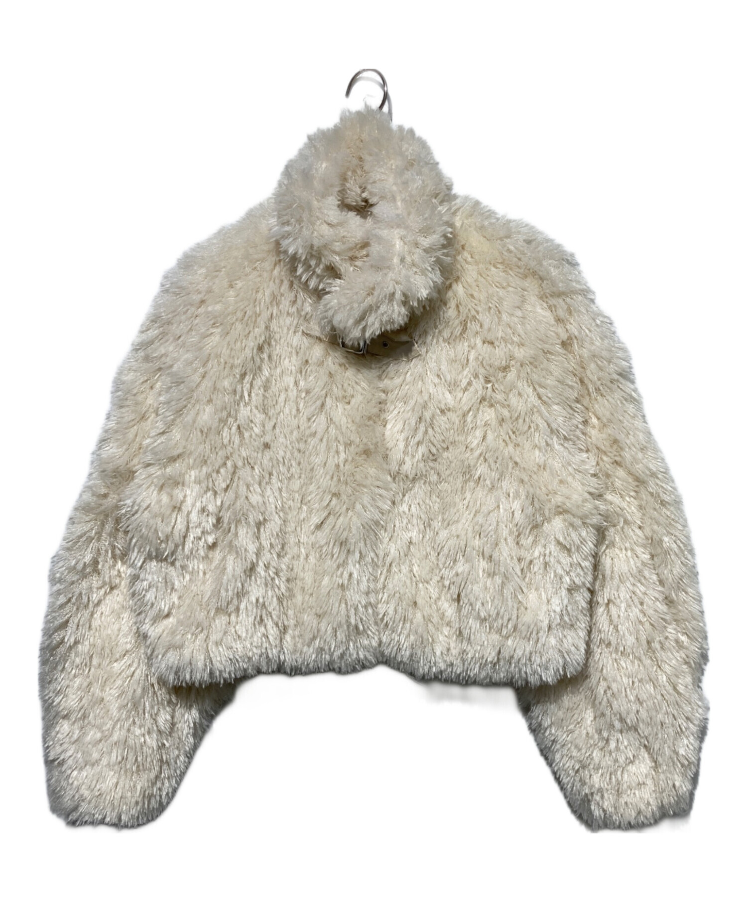 中古・古着通販】chico (チコ) プードルコート ホワイト サイズ:F