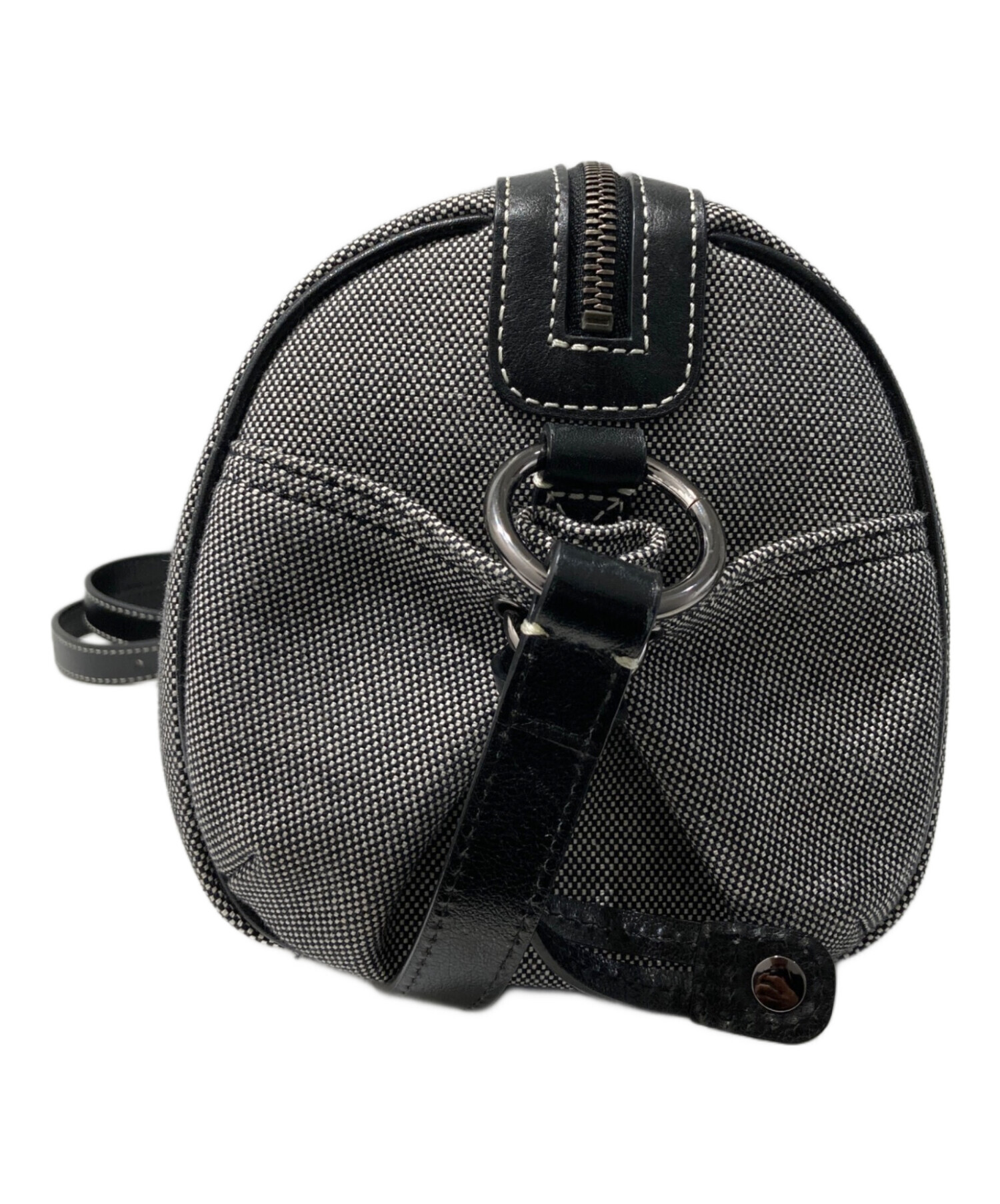 ✨️美品✨️ BURBERRY BLUE LABEL　ミニボストンバッグ　黒 中古・古着通販】BURBERRY BLUE LABEL (バーバリーロンドンブルー